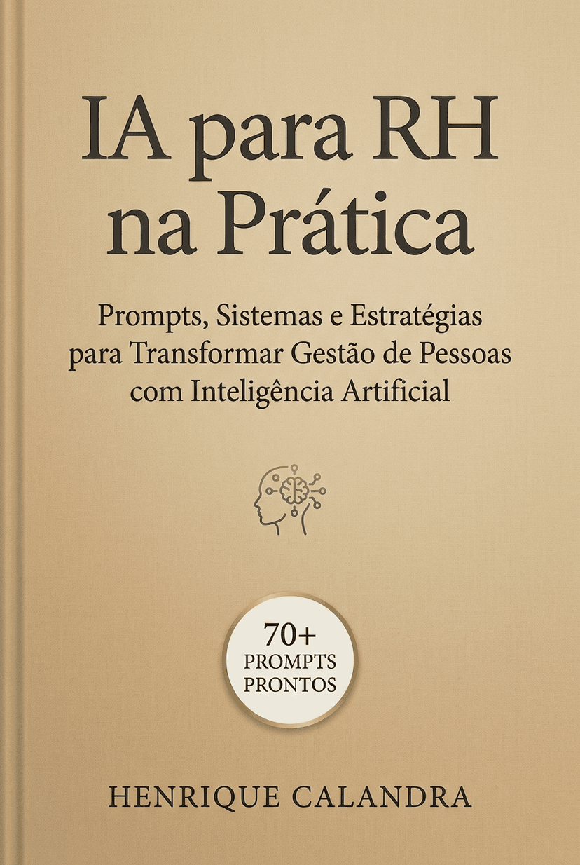 Capa do livro IA para RH na Prática, de Henrique Calandra